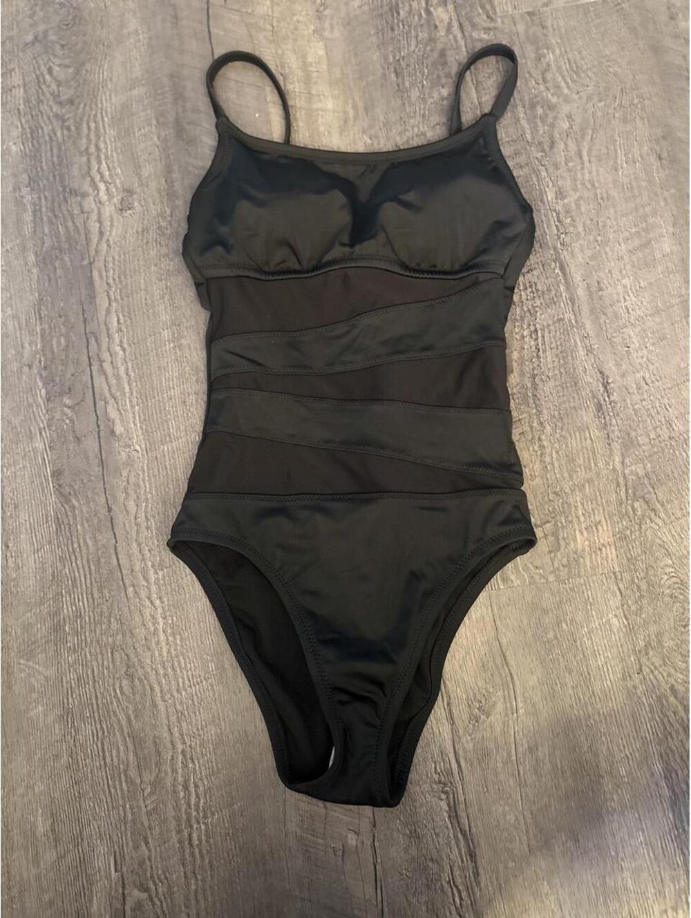 Shade & Shore Women's Black Swimsuit-one-piece
